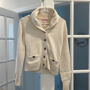 Lilly Pulitzer button up sweater
